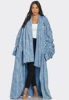 Denim Duster Coat