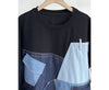 Denim Patchwork Tshirt